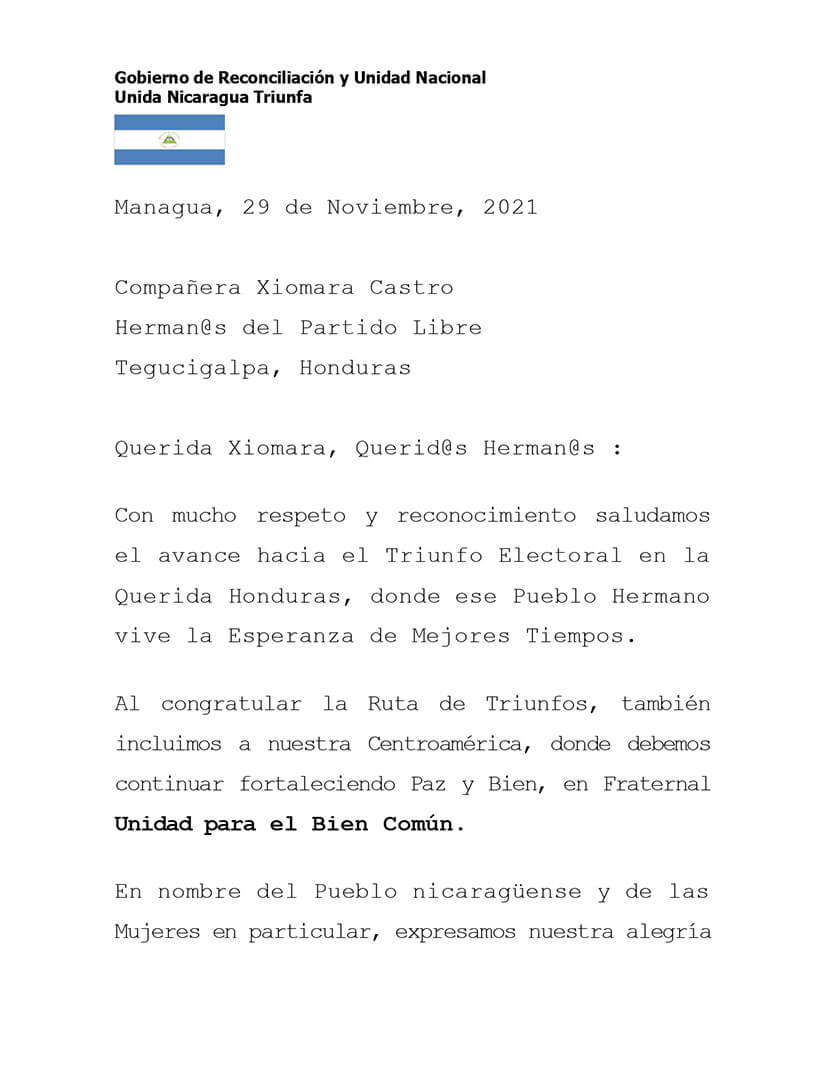 mensaje-xiomara-castro-honduras
